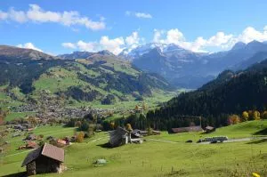 Альпийская деревня Ленк