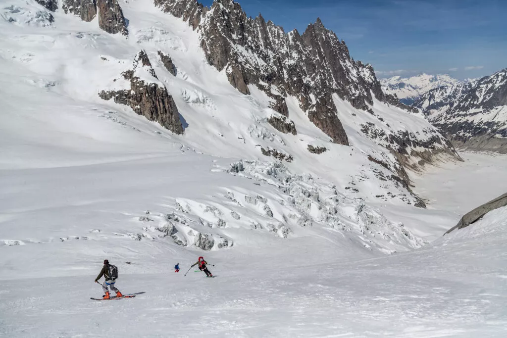 Esquí en glaciares