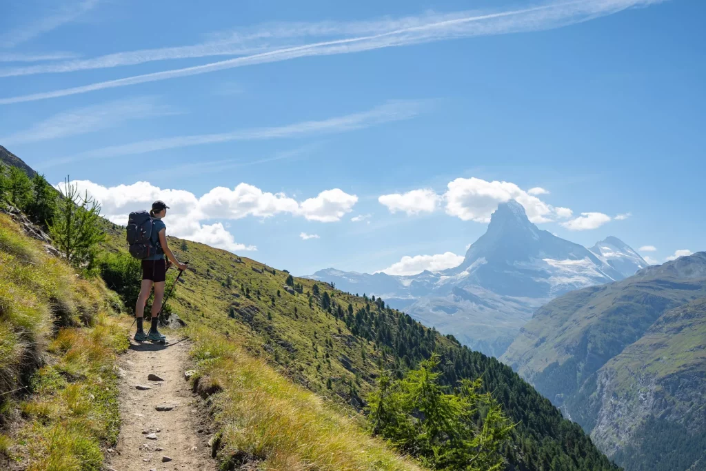 Vandring til det ikoniske Matterhorn
