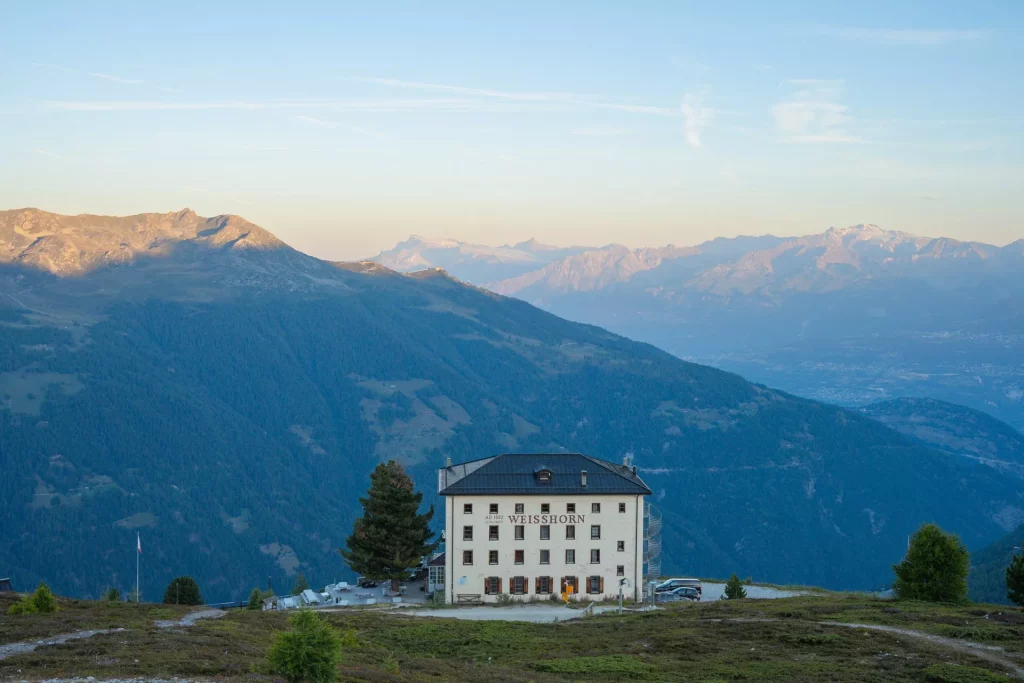 Morning at Hotel Weisshorn